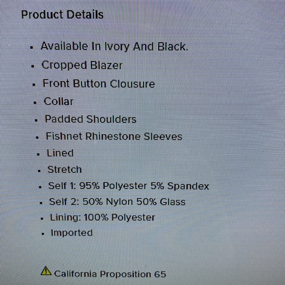 Croppped blazer - Picture 4 of 4